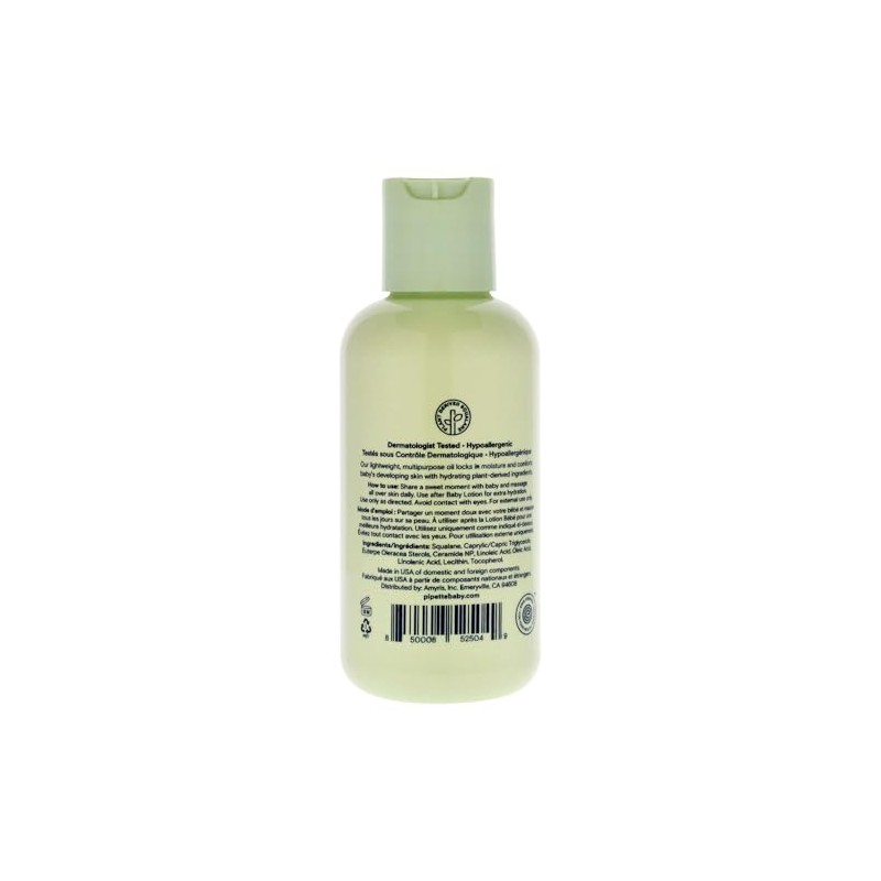 Baby Oil by Pipette for Unisex - 4.5 oz Oil