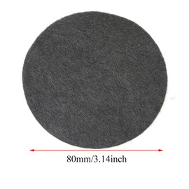 PZRT 5pcs Incense Burner 80mm Ash Catcher Pad Fireproof Mat High Temperature Cotton Pad Fire Cotton Incense Burner Accessories Fit for Incense Sticks Coils