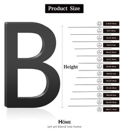 4 Inch Floating House Numbers and Metal Letters for Outdoor Signs, House Numbers for Outside, Aluminum Address Letters and Numbers for Door, Mailbox, Garden, Perfect for Home or Office (Number 1)