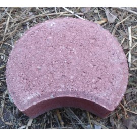 Gostatue Crescent Brick paver mold plaster concrete mould 4.5" x 5.5" x 2.5" H cast 100's