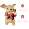 Cuddle Barn Chuey Bamba 12" Singing Chihuahua Animated Plush Toy,