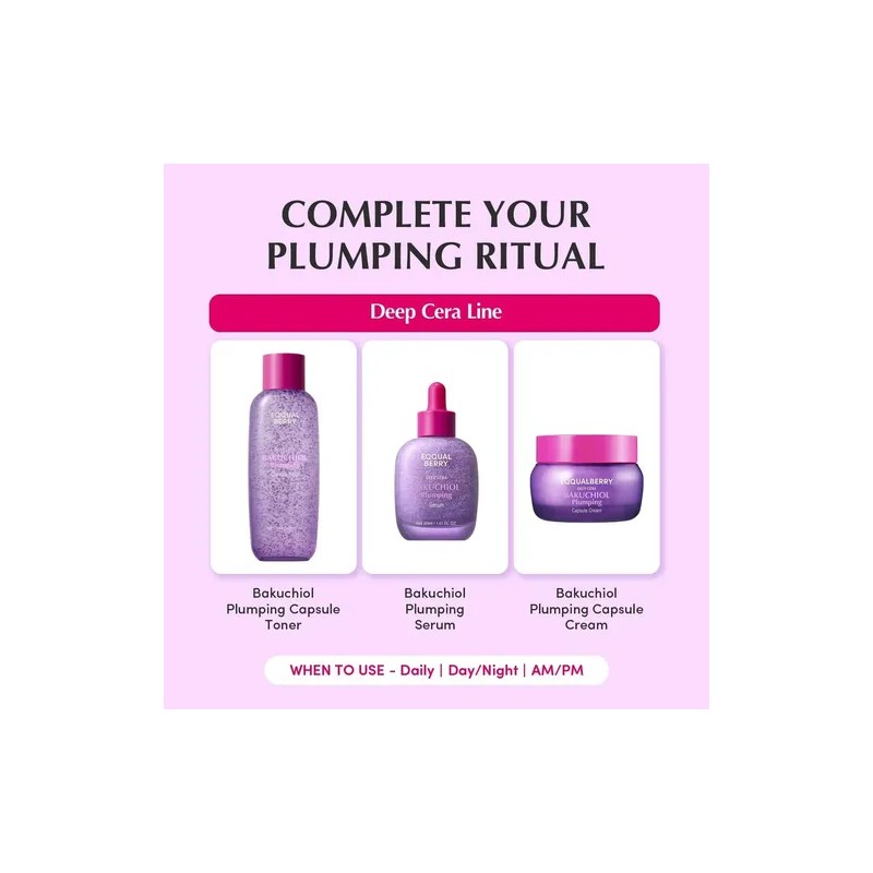 Kit Eqqualberry: Crema Bakuchiol 50ml + Sérum Bakuchiol 30ml +