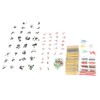 Super Electronic Component Kit 7 Values Set Resistor Diode Capacitor