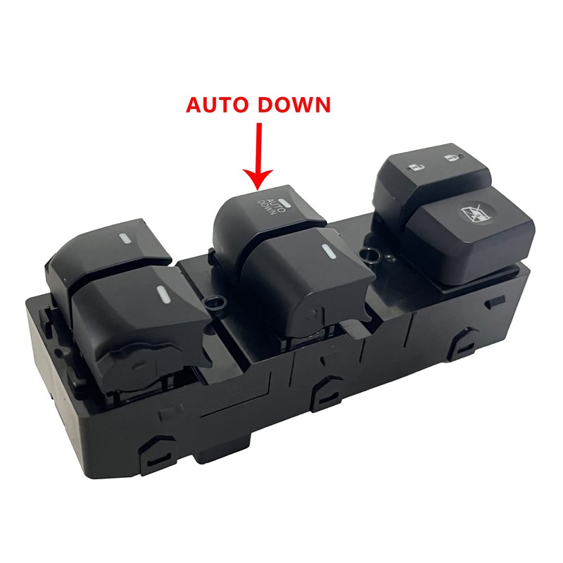 NOVAPARTS Black Left Driver Side Master Power Window Switch for