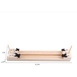 Namvo Wood Paracord Jig Bracelet Maker DIY Craft Tool for Parachute Cord Braiding Weaving with Hanks Free Buckles 35 cm