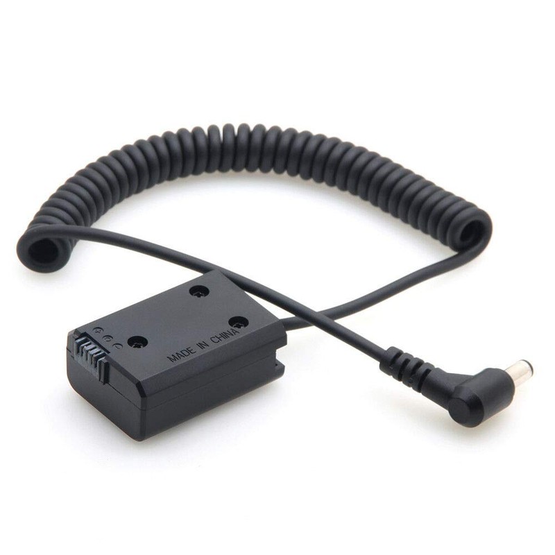 FocusFoto NP-FW50 Full Decoded Dummy Battery Power Adapter DC Spring