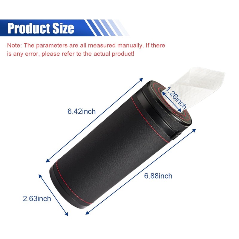Car Tissues Holder, Multifunctional Tissue Cylinder Boxes, Car Tissues Canned,