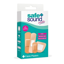 Safe & Sound 20 Asst Fabric Plasters