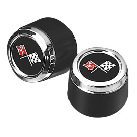 CA Corvette C3 Aluminum Wheel Center Cap W/Emblem 1976-1979