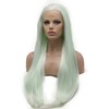 Lushy Hair Lace Front Synthetic Wig Straight Long 28inch Lightest