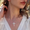 STARCHENIE Cross Necklace for Women 925 Sterling Silver Crucifix Pendant