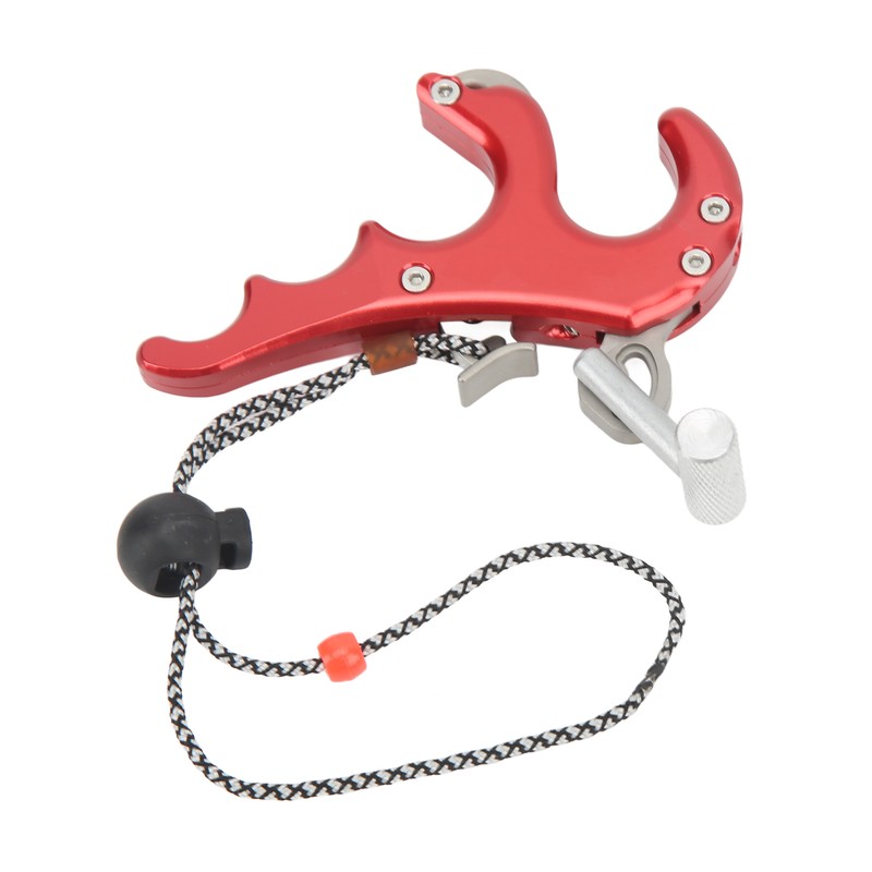 4 Finger Archery Release Aid Grip Aluminum Alloy Compound Bow