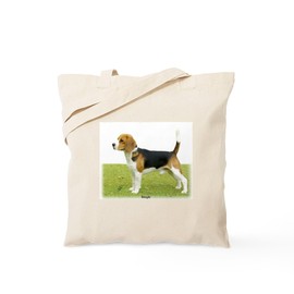 CafePress Beagle 9J27D 02 Tote Bag Natural Canvas Tote Bag, Reusable Shopping Bag