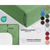 Sesto Senso Fitted Sheet 140 x 200 cm Green for