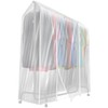 Sorbus Cover for Garment Rack - 6 Ft Transparent Clothes