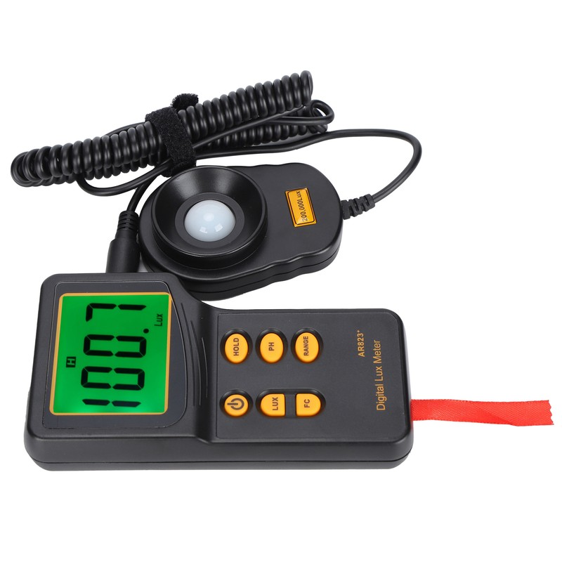 Illuminance Meter Photometric Measurement Data Retention Accurate High Sensitivity 3‑Gear