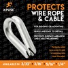 Galvanized Steel Thimbles for Wire Rope - 3/8 Inch -