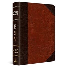ESV Study Bible, Personal Size (TruTone, Brown/Cordovan, Portfolio Design)