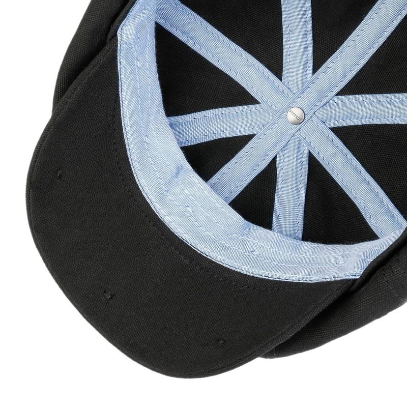 Stetson Hatteras Superior Cotton Flat Cap Men Black 7 3/4