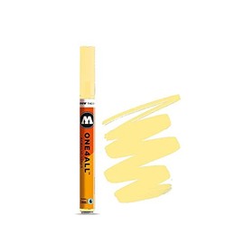 MOLOTOW ONE4ALL Acrylic Paint Marker, 2mm, Vanilla Pastel, 1 Each (127.213)