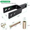 Versatile Quick Hitch Adapter with Adapter Sleeve Integrated Molding No