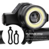 Bicycle Zoom Aluminium Alloy Headlight Detachable Bike Cycling Warning Light