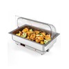 Rectangular Chafing Dish Electric Buffet Set,9QT Stainless Steel Food Servers