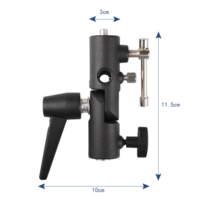 Camera Fill Light Tripod Ball Head Metal Universal Flash Light