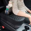 Car Armrest Box Heightening Pad with Storage Box Cup Holder,