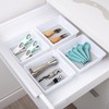 Smart Design Plastic Drawer Organizer - Set of 2-6.75 x