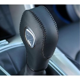 Lssapr - Funda de repuesto para perilla de palanca de cambios de fibra de carbono para Ford Focus 2012-2016 Fiesta 2014-2016 Fusion S/SE 2013 2014 2015 2016
