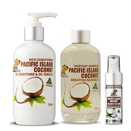 Smiley Dog Natural Pacific Island Escape Grooming Pack, 3 Count, Clear