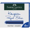 Faber-Castell Royal Pen Blue Ink Cartridge Refill Standard Erasable for