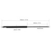2Pcs 540mm Gas Spring Hydraulic Support Rod Liftable Shock Struts