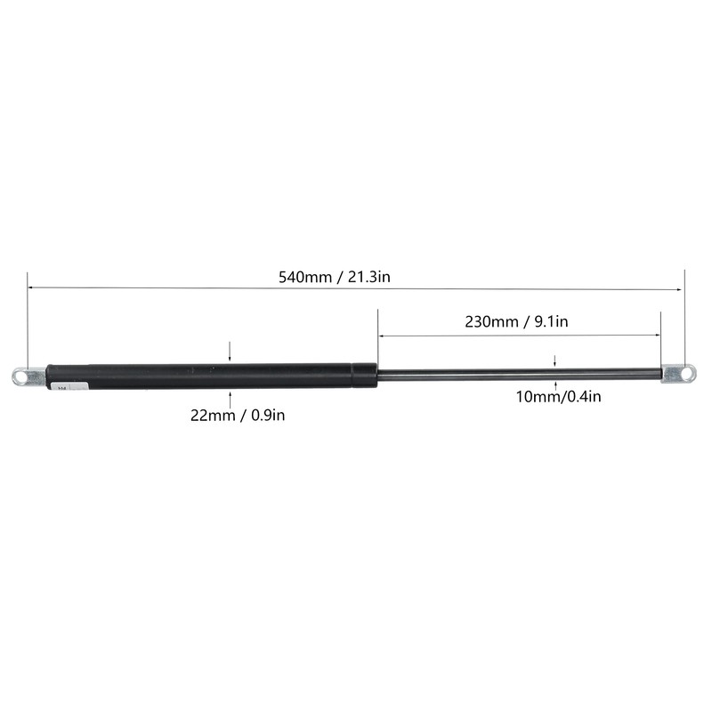 2Pcs 540mm Gas Spring Hydraulic Support Rod Liftable Shock Struts