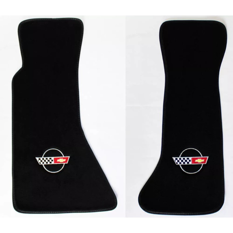 AFM NEW! MAT Set 1984-1996 Corvette With Embroidered Circle Emblem