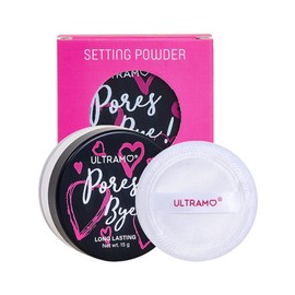 ULTRAMO Polvo Traslucido Mate | Loose Powder | Acabado Mate por 16h | Polvo Suelto Fijador | Controla el brillo en la piel del rostro | Maquillaje | Makeup | 15g