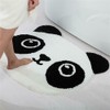 Cute Panda Face Shaped Cartoon Carpet Plush Area Rug Play
