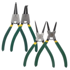 FUNOMOCYA Spring Loaded Pliers Kit 4pcs Circlip Pliers for Electrical Disconnect Heavy Duty Snap-ring Removal