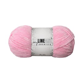 MyLineART Soft Velvet Yarn Chenille Crocheting Baby Blanket Yarn for Knitting 100 gr, 120m (132 yds) Amigurumi