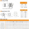 Alvins WF28 10 Pin Industrial Electrical Power Cable Connector,IP67 Aviation