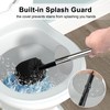 Indecor Home Marble Cherry Blossom Design Toilet Brush and Holder