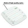 LEQMG Nylon Louvered Thru Vent,Plastic White Flush Marine Boat Vent,Free
