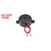 Black Housing AC 220V 2 Wire Industrial Electronic Continuous Sound