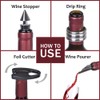 Kato Tirrinia 5 Pcs Wine Accessories Gift Set, Wine Opener