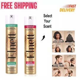L'Oreal Paris Elnett Satin Extra Strong Hold Hairspray, 11 oz, Select Scent,. - Unscented