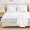 Litanika Comforter Queen Size Set White - 7 Pieces Bed