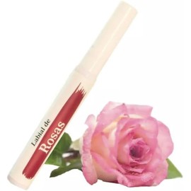Labial de Pétalos de Rosa, Hidratante Natural con Antioxidantes, Color Natural- Cosmetico Vegetal 8gr