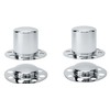 Set of 4 Dually fits Some Alcoa Eagle 8 Lug Wheel Rim Center Caps No Logo