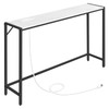 MAHANCRIS Console Table, Narrow Sofa Table, 43.3” Entrance Table with